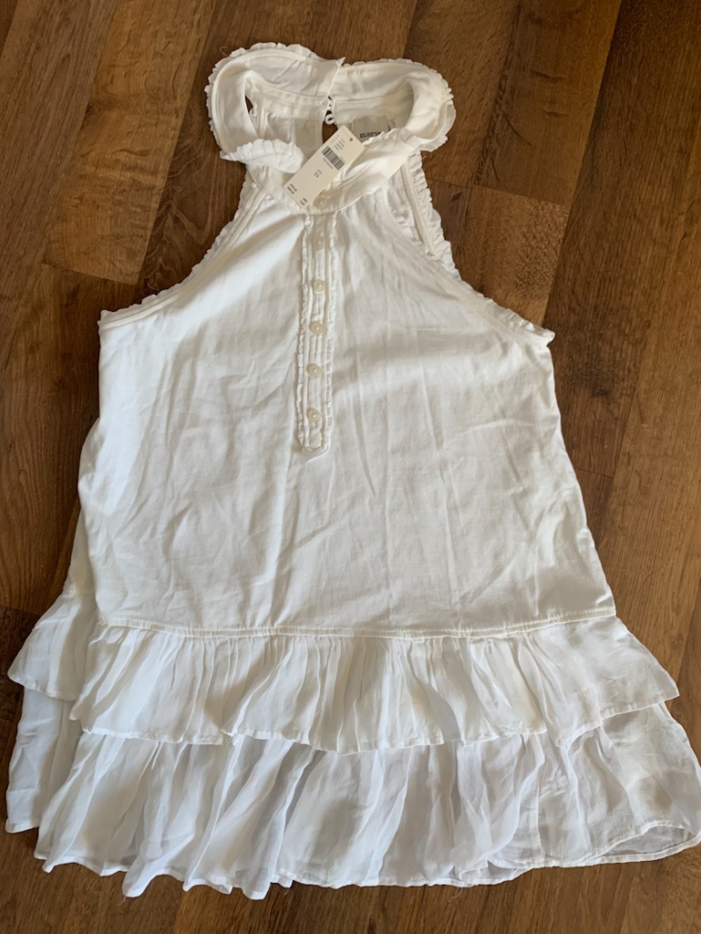 🆕 Maeve Collared Halter Ruffled Tunic - Picture 5 of 12